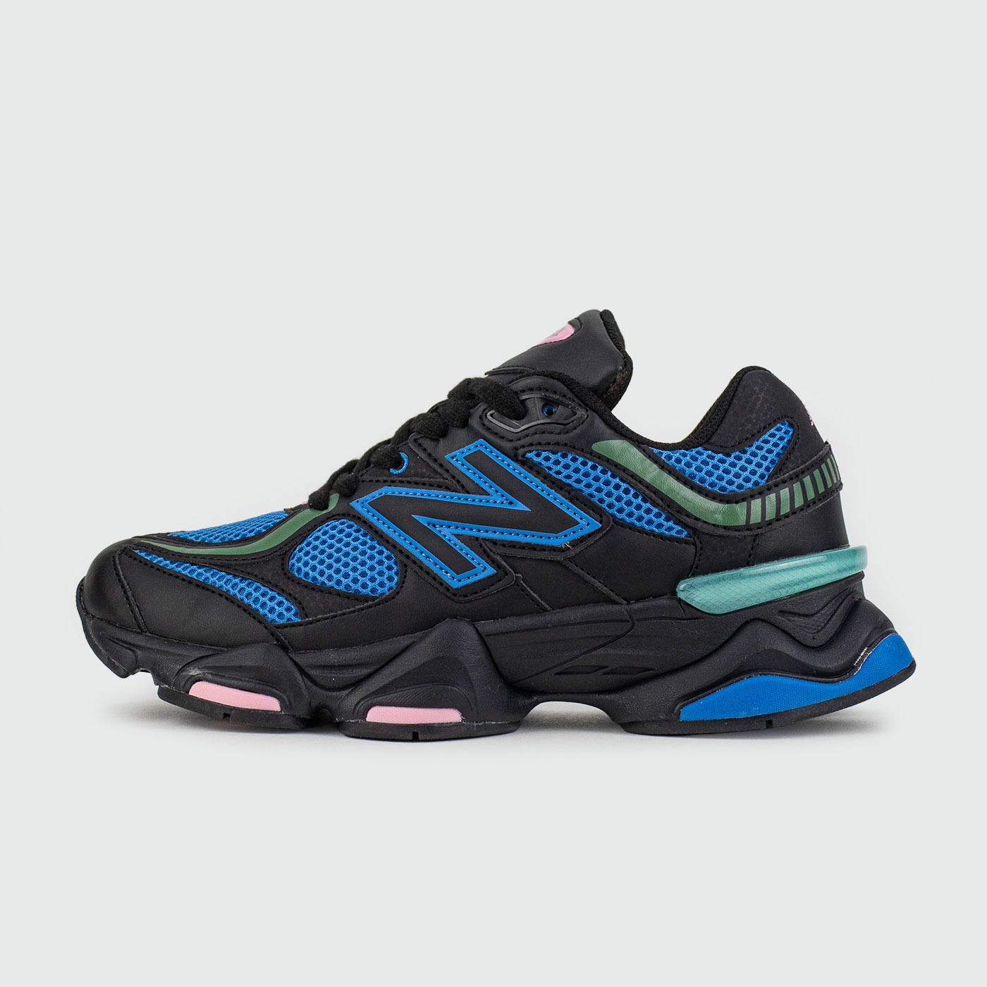New Balance 9060 Blue Black Wmns New Balance 9060 Blue Black Wmns