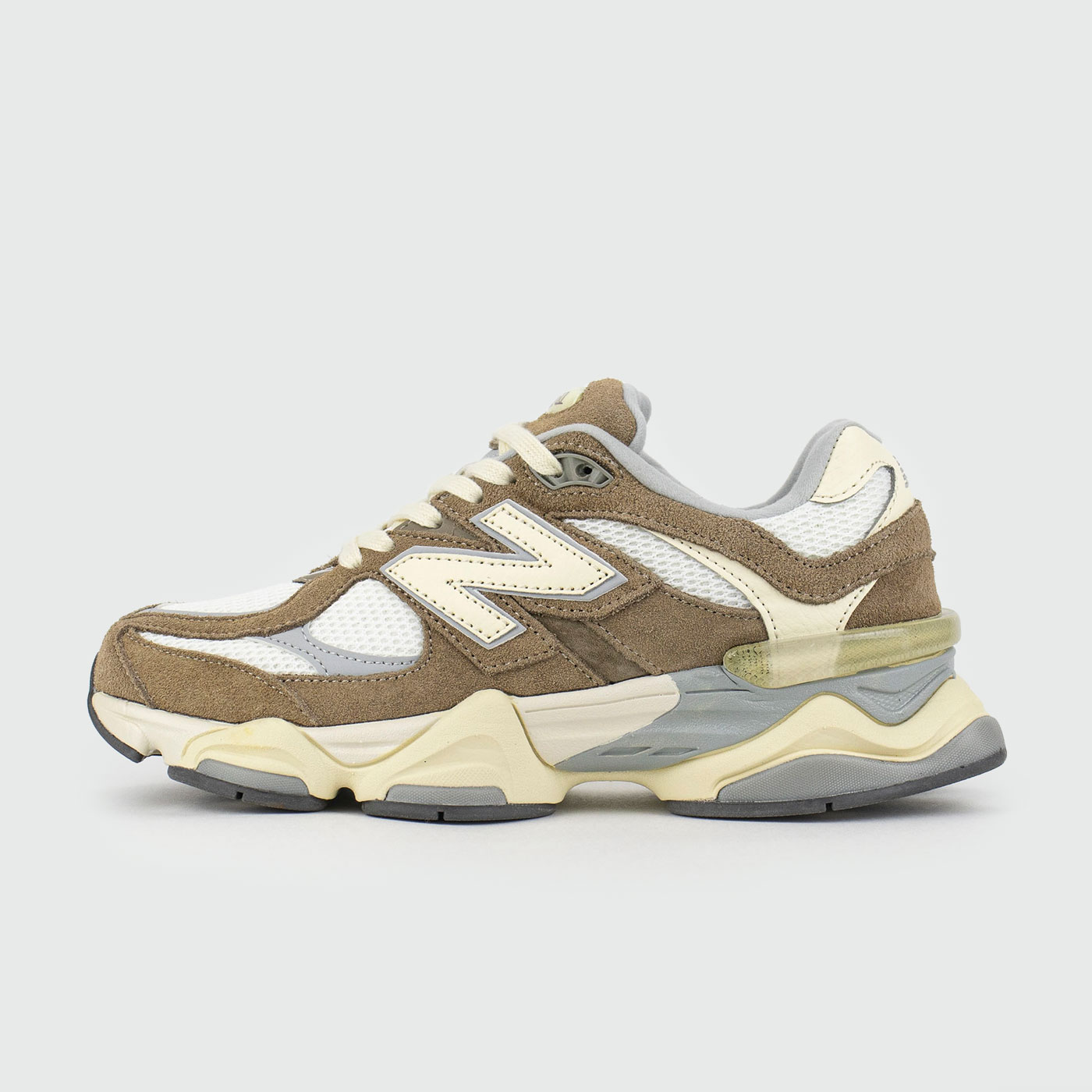 New Balance 9060 Brown White Wmns New Balance 9060 Brown White Wmns