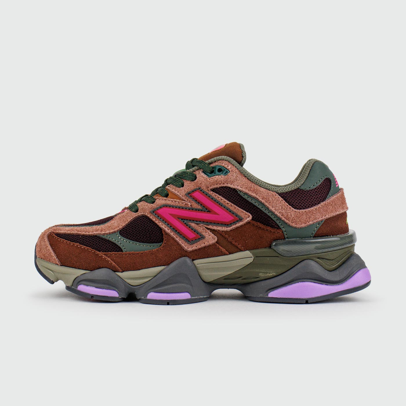 New Balance 9060 Brown Pink Mix Wmns New Balance 9060 Brown Pink Mix Wmns